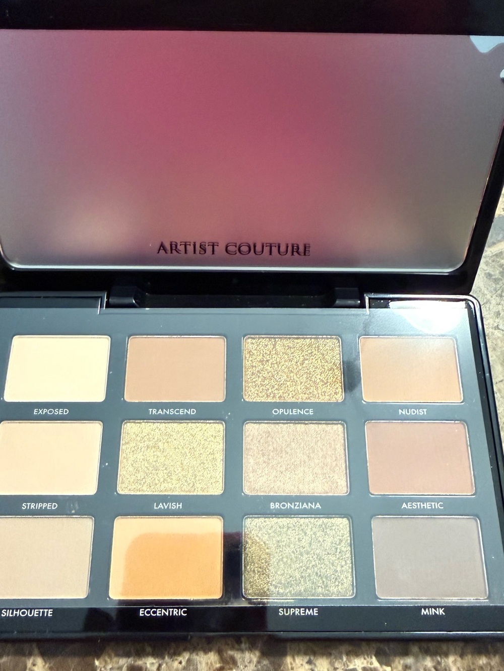 Artist Couture Supreme Nudes Eyeshadow Palette - Black & Gold - Picture 3 of 5